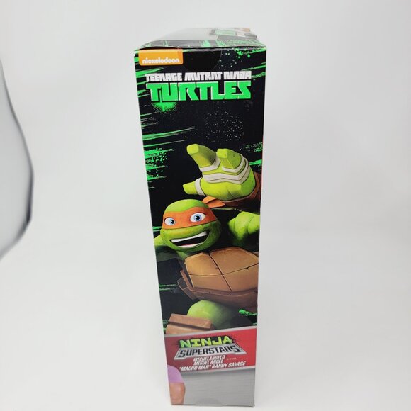 WWE Teenage Mutant Ninja Turtles Michelangelo as Macho Man Randy Savage WWF - Picture 4 of 6